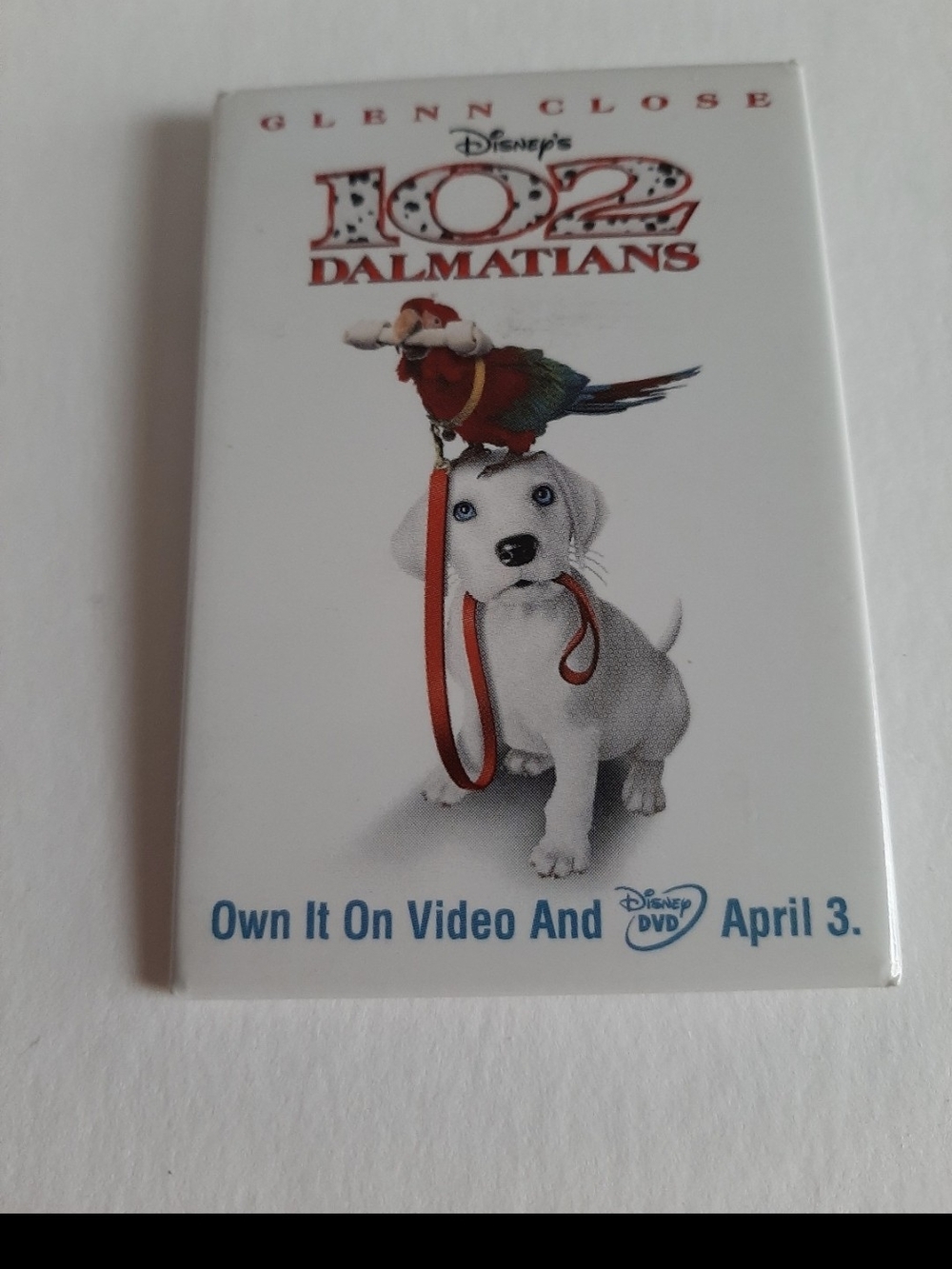 Disney White Dalmatian Promotion Puppy Pin